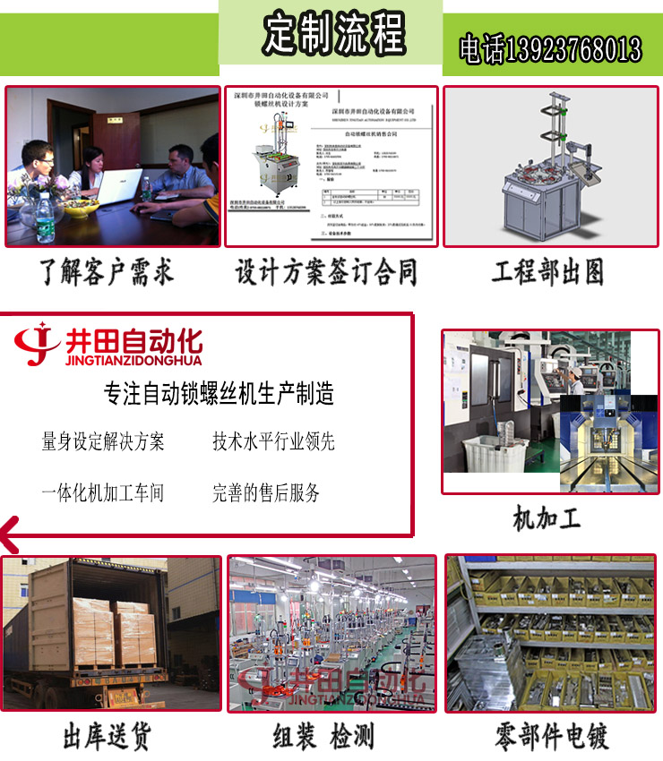 自動鎖螺絲機定制流程